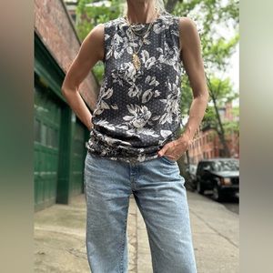 100% silk sleeveless blouse from Topshop - perfect for summer - work or casual